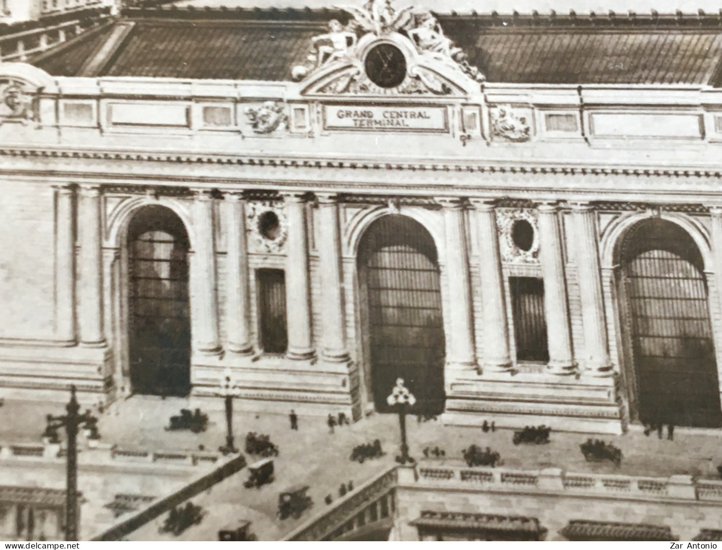 Real Foto Card-THE NEW GRAND CENTRAL RAILWAY STATION,NEW YORK. 1910 - Manhattan