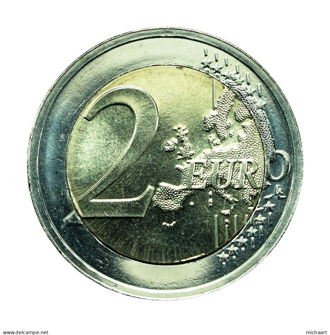 Error Lithuania Coin 2 Euro 2018 Bimetallic Song & Dance Celebration Rare 01650 - Lituanie
