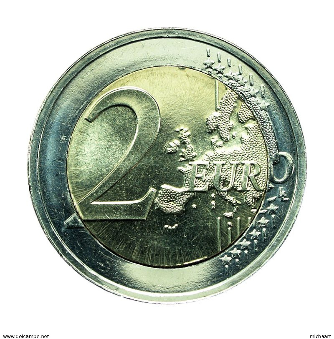 Error Lithuania Coin 2 Euro 2018 Bimetallic Song & Dance Celebration Rare 01650 - Lithuania