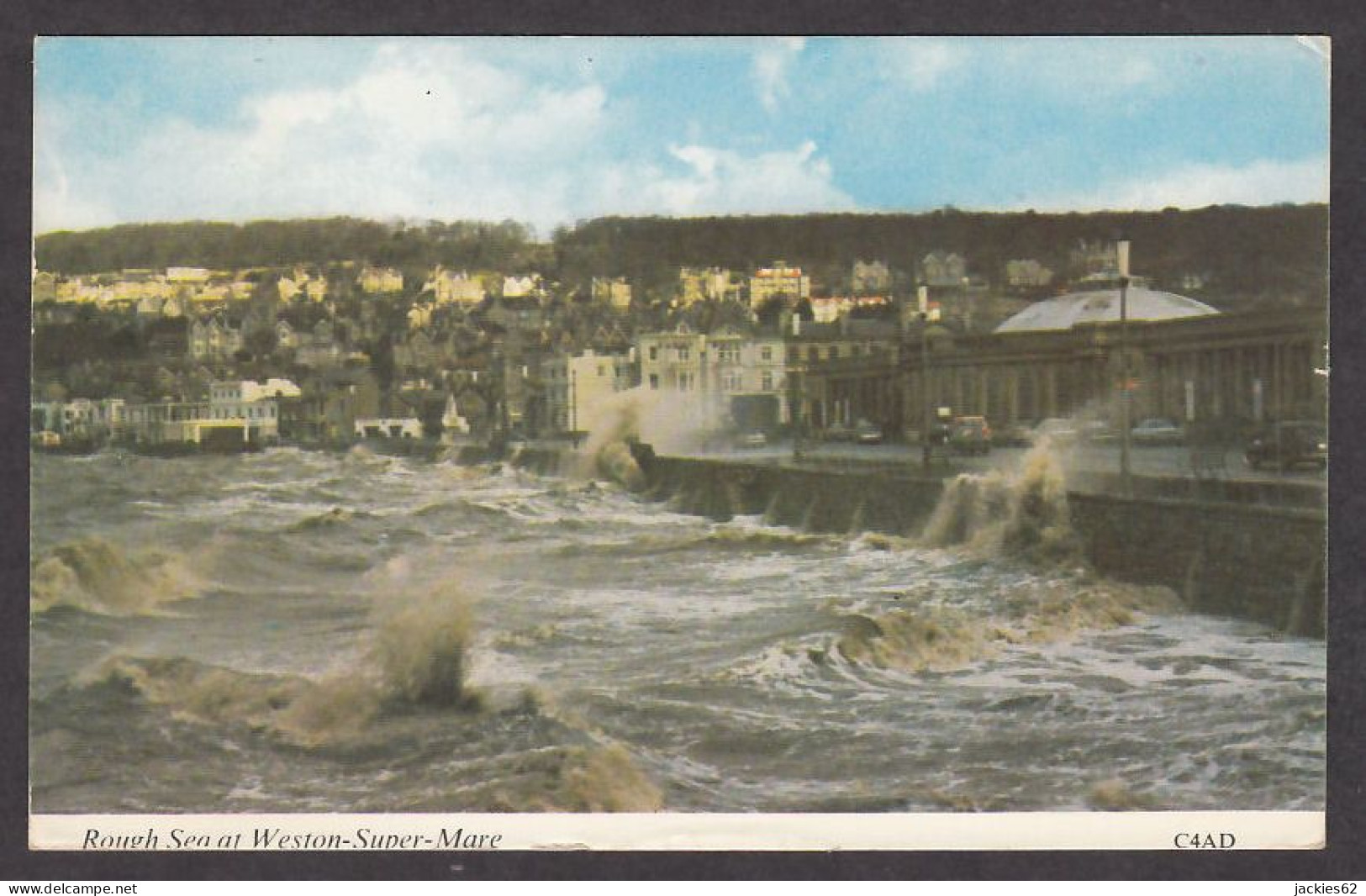 111118/ WESTON-SUPER-MARE, Rough Sea  - Weston-Super-Mare