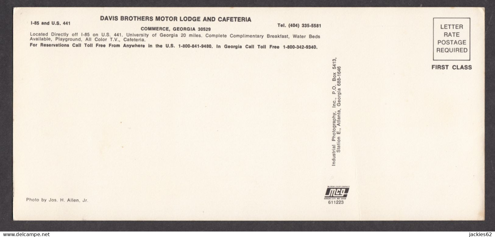 094711GF/ COMMERCE, Cafetarias & Motor Lodges *Davis Bros* - Other & Unclassified