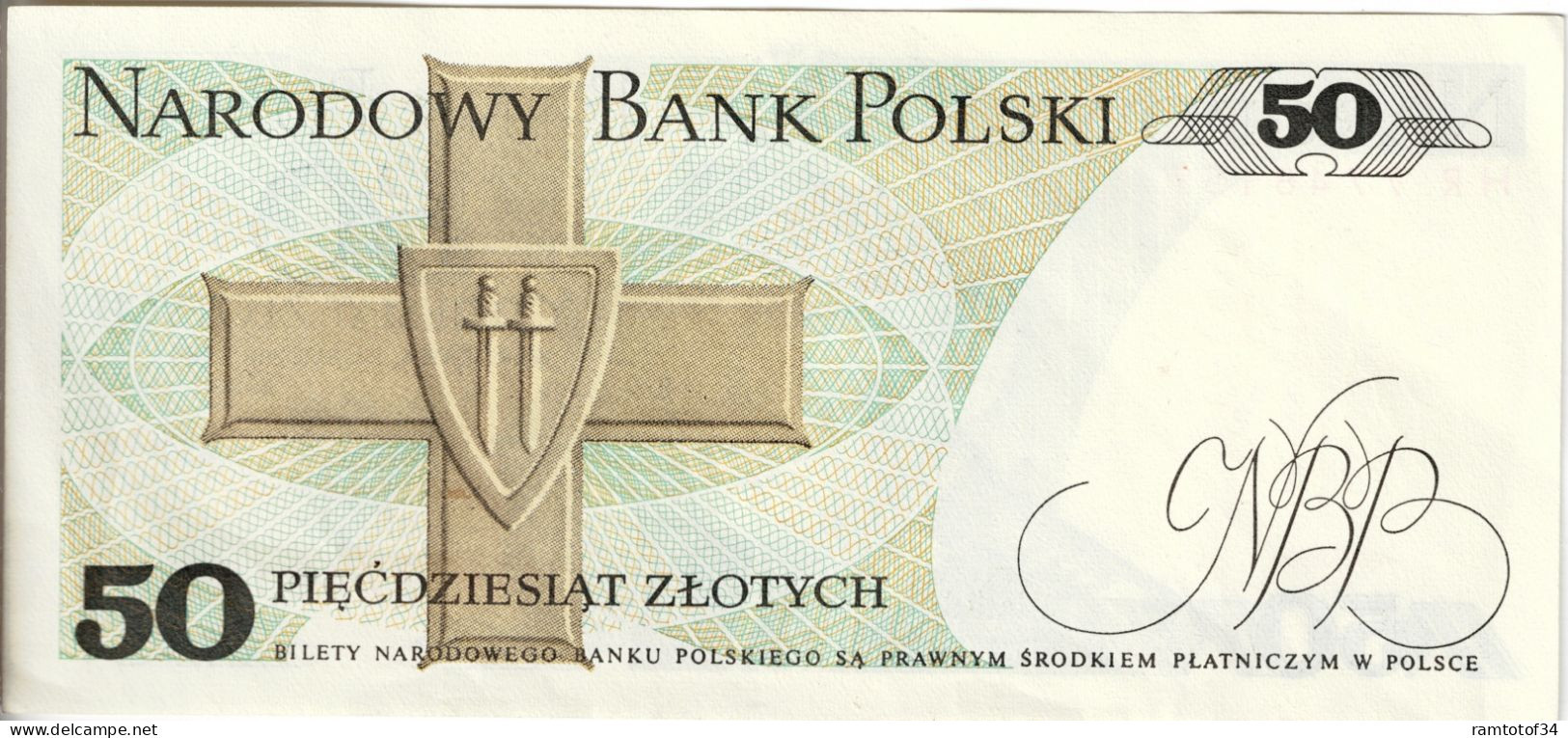 POLOGNE - 50 Zlotych 1986 UNC - Poland