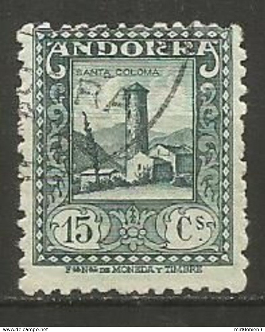 ANDORRA EDIFIL NUM. 18d USADO - Usati