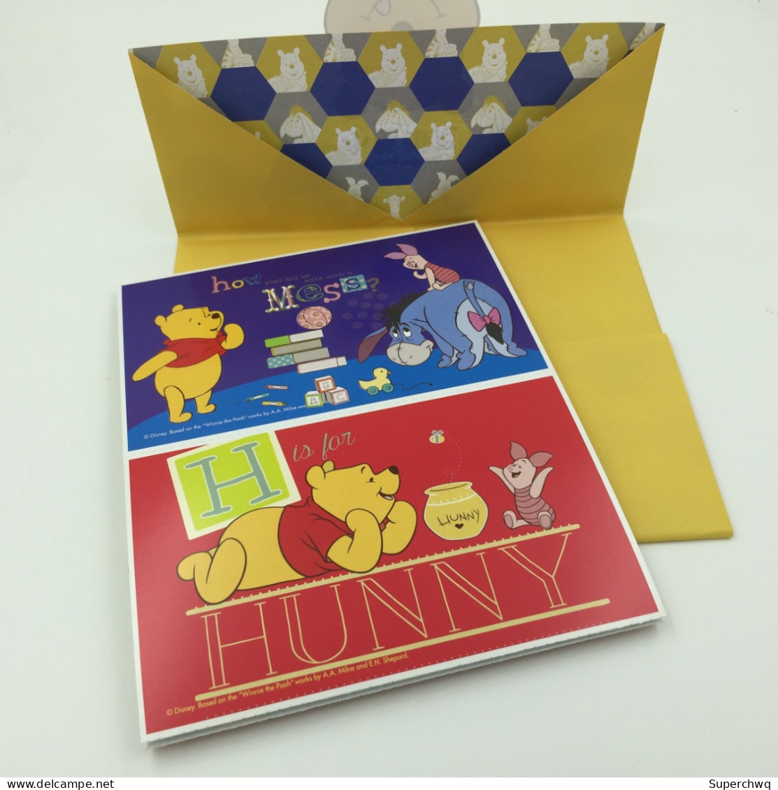 China Postcard,Shanghai Philatelic Corporation Releases Disney Winnie Bear Postcards, Excluding Booklets - Postcards