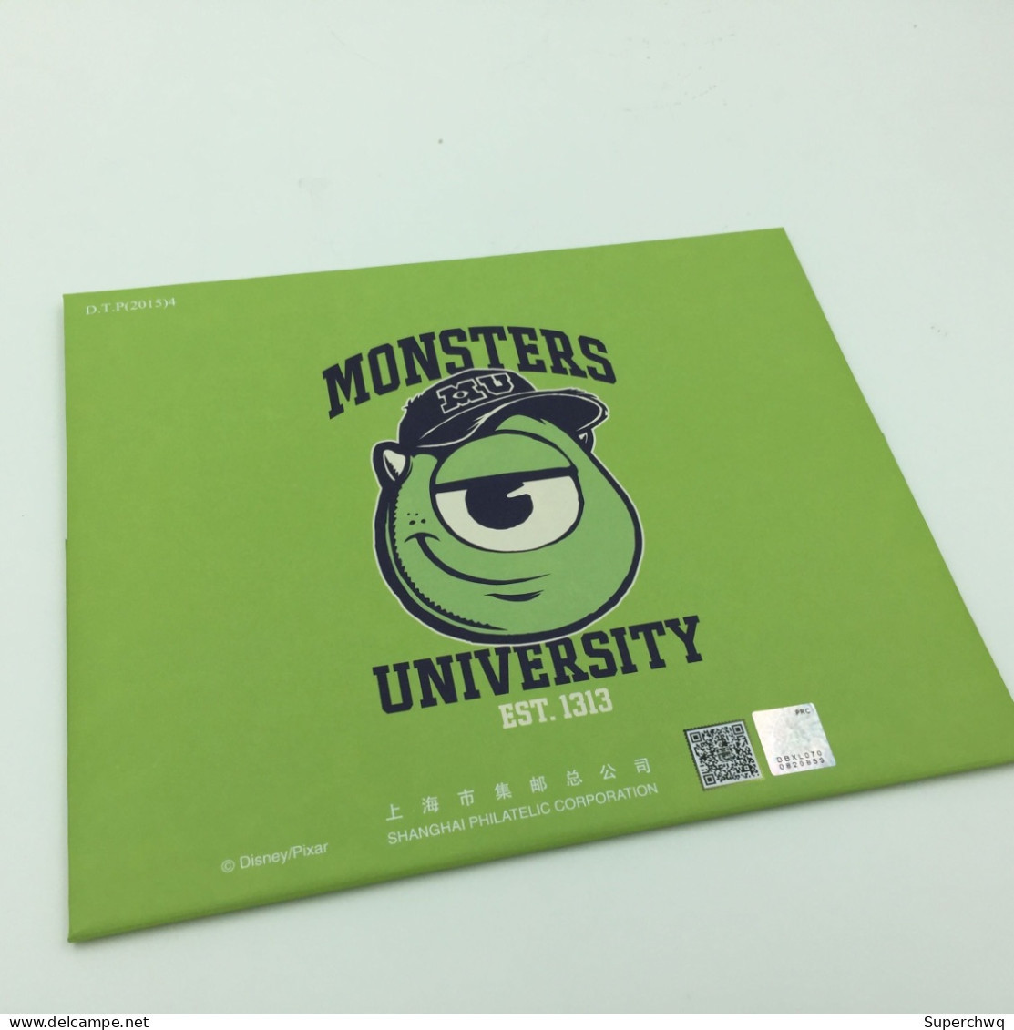 China Postcard,Shanghai Philatelic Corporation Releases Disney Monster University Postcards - Postcards