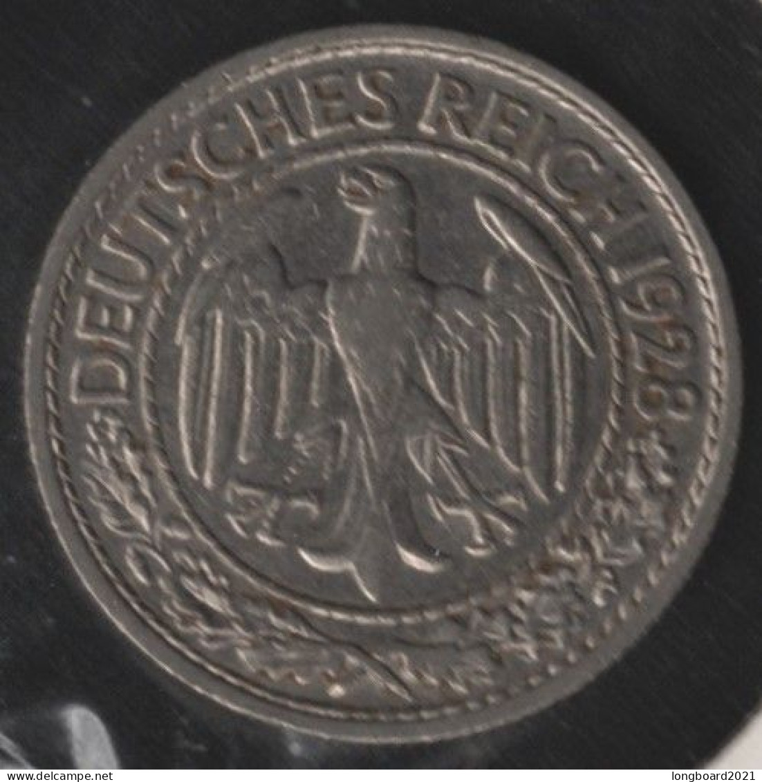 DEUTSCHES REICH - 50 REICHSPFENNIG 1928A - 1 Mark & 1 Reichsmark