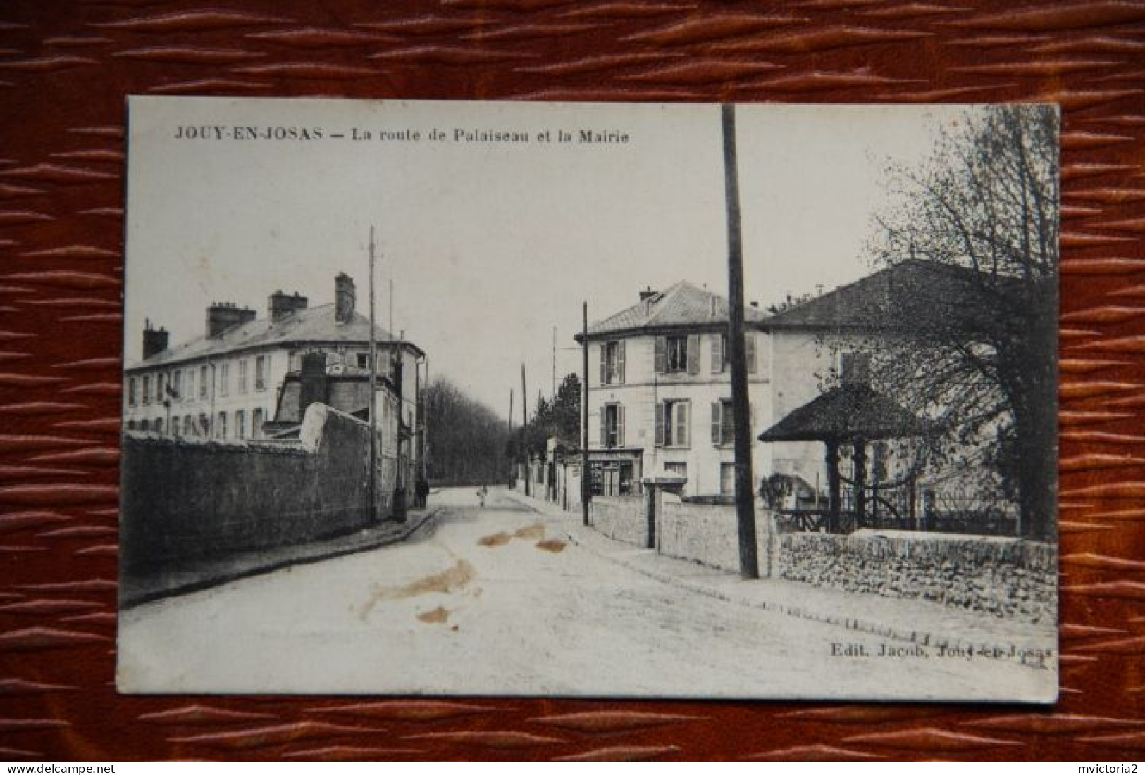78 - JOUY EN JOSAS : La Route De Palaiseau Et La Mairie - Jouy En Josas