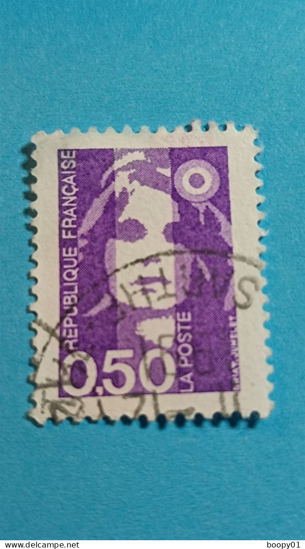 FRANCE - République Française - RF - Timbre 1990 : Marianne Du Bicentenaire, Type Briat - 0.50 F - 1989-1996 Marianne (Zweihunderjahrfeier)