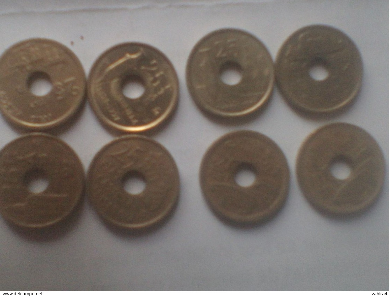 8 X 25 Pesetas 2 X 1992  1X93  3X95  1X 96 Et 2X 97 - 25 Pesetas