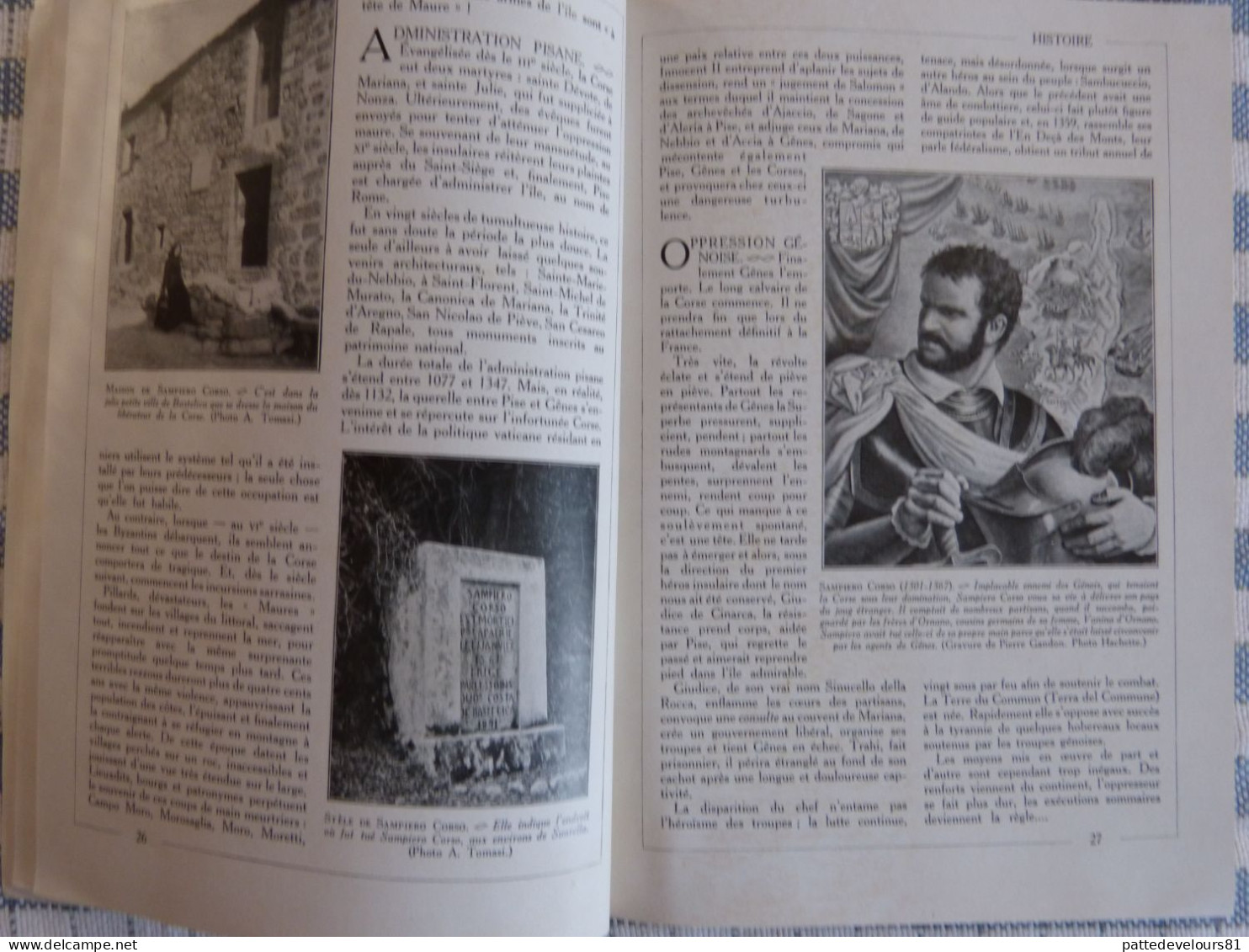 Revue LA CORSE CORSICA 1953 Visage De L'Ile Histoire Moeurs Et Coutumes Vie économique - Enciclopedie