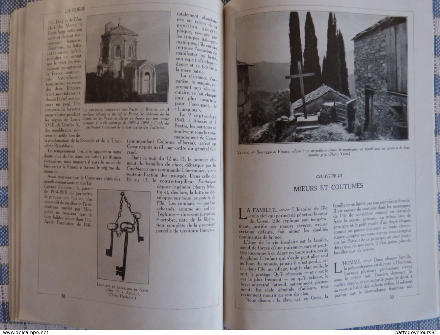Revue LA CORSE CORSICA 1953 Visage De L'Ile Histoire Moeurs Et Coutumes Vie économique - Enciclopedie