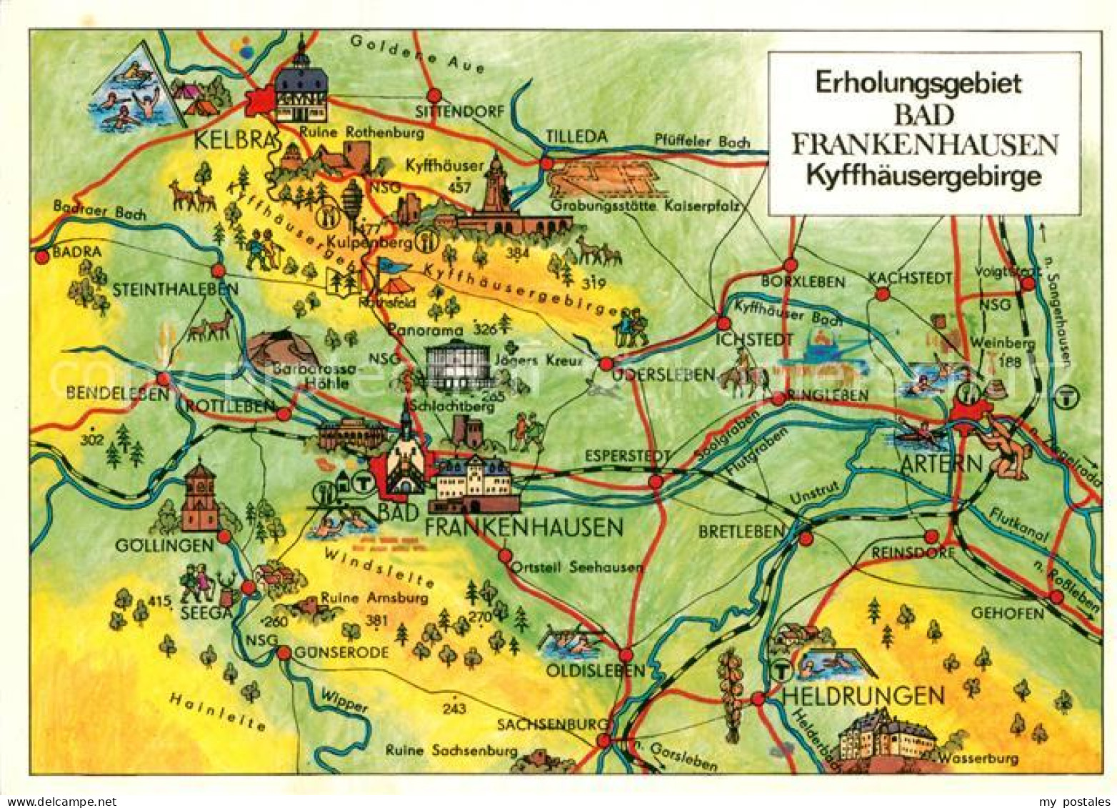 73032151 Bad Frankenhausen Kelbra Tileda Kachstedt Artern Oldisleben Goellingen  - Bad Frankenhausen