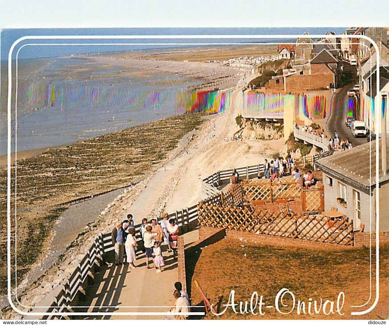 80 - Ault - Onival - Vue Générale Sur La Nouvelle Promenade Et La Plage D'Onival - Flamme Postale De Ault - CPM - Voir S - La Mothe Achard