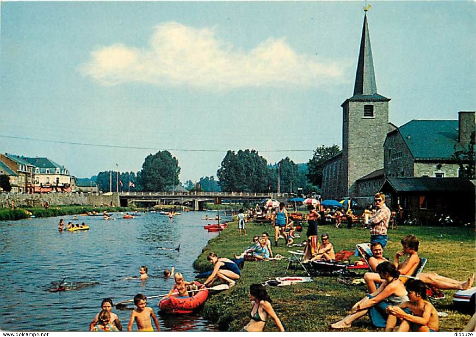 Belgique - Hotton Sur Ourthe - La Plage - Scènes De Plage - Carte Neuve - CPM - Voir Scans Recto-Verso - Hotton