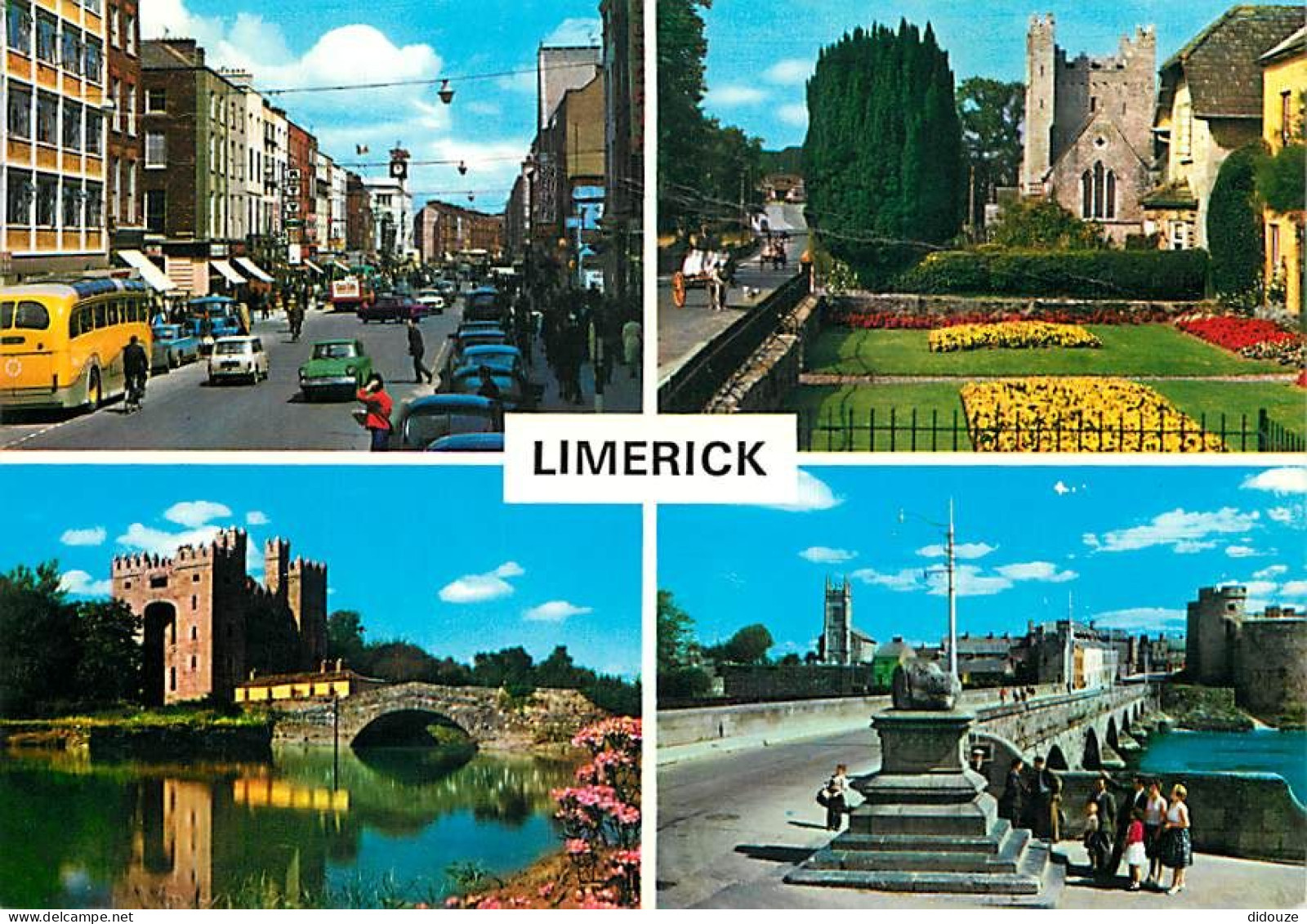 Irlande - Limerick - Multivues - Automobiles - Bus - Ireland - CPM - Voir Scans Recto-Verso - Limerick