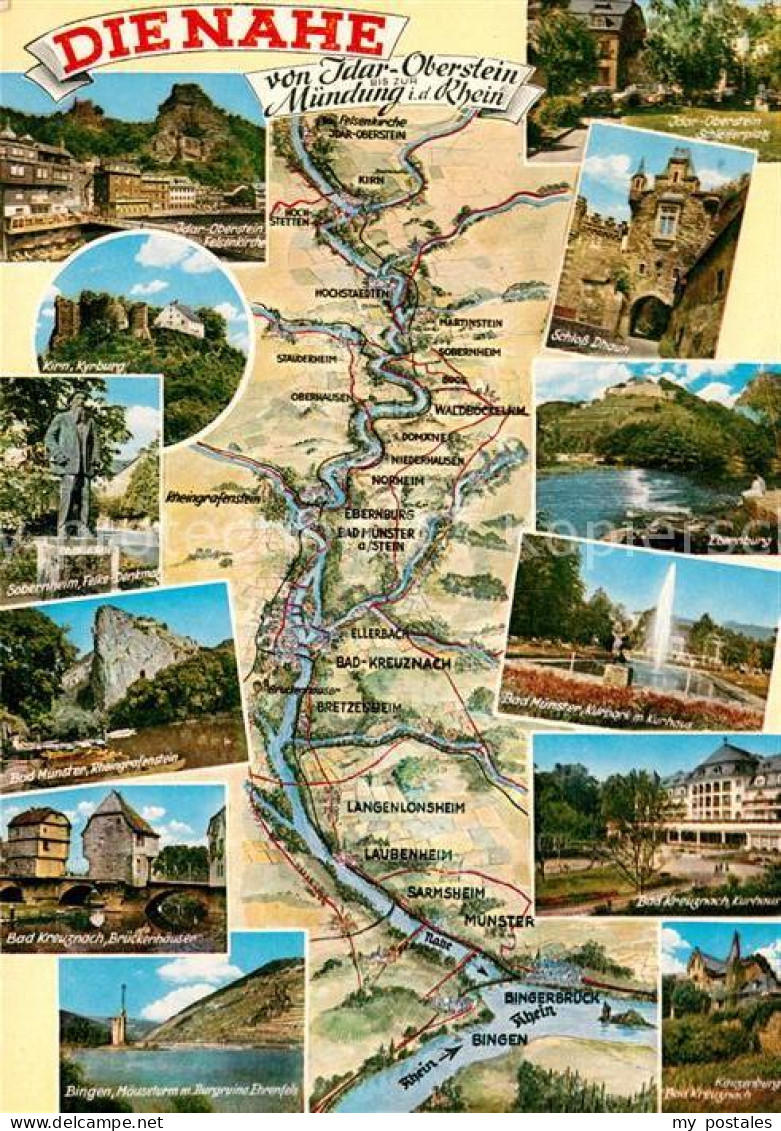 73030570 Idar-Oberstein Nahe Umgebungskarte  Idar-Oberstein - Idar Oberstein