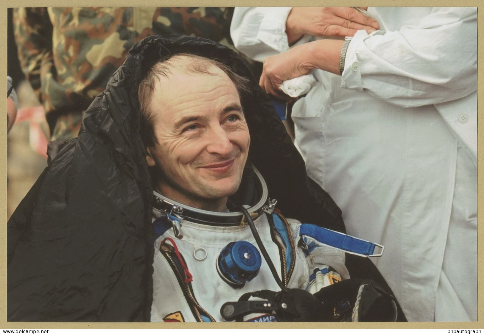 Jean-Pierre Haigneré - Spationaute Français - Carte Dédicacée + Photo - Aviadores Y Astronautas