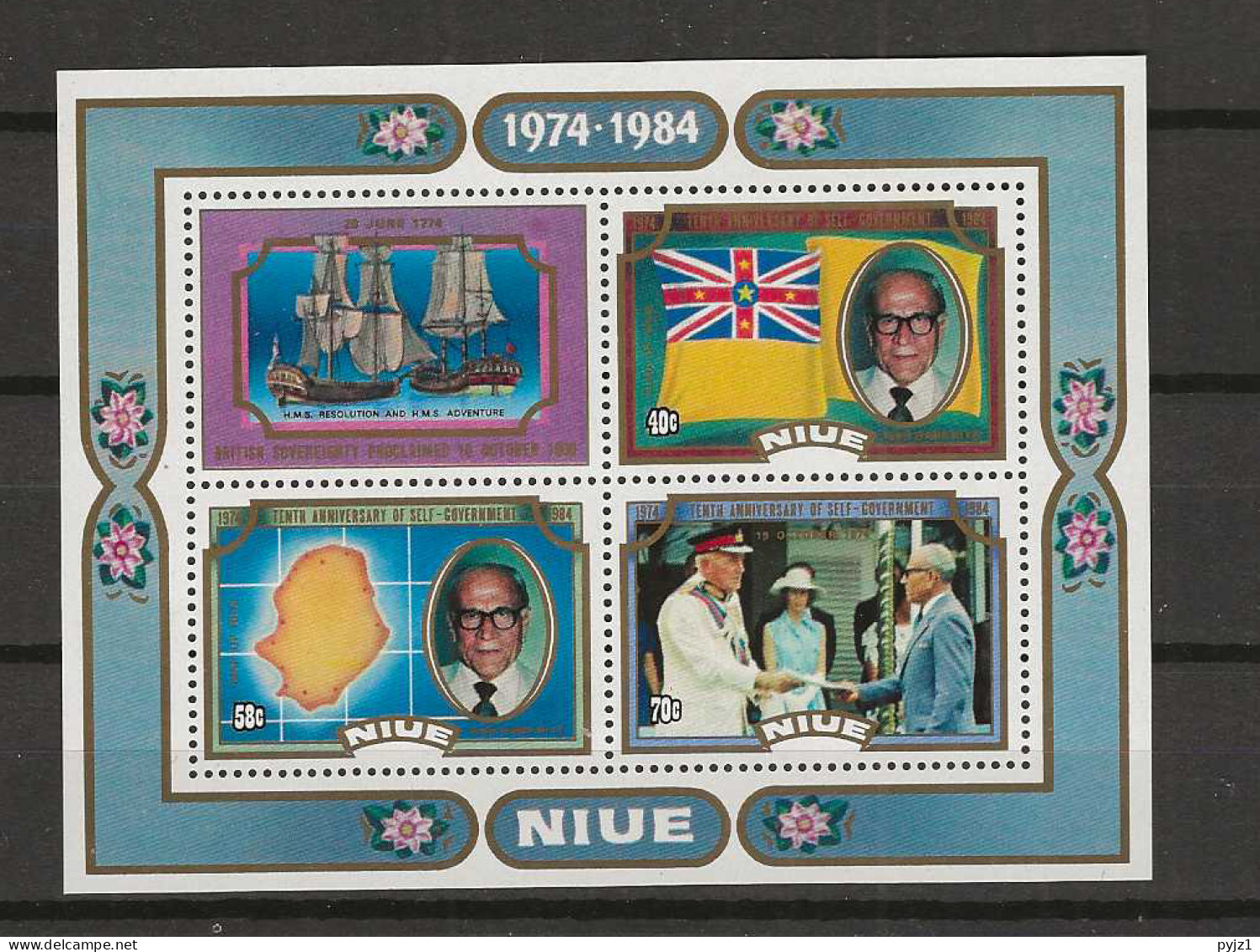 1984 MNH Niue Mi Block 77 - Niue