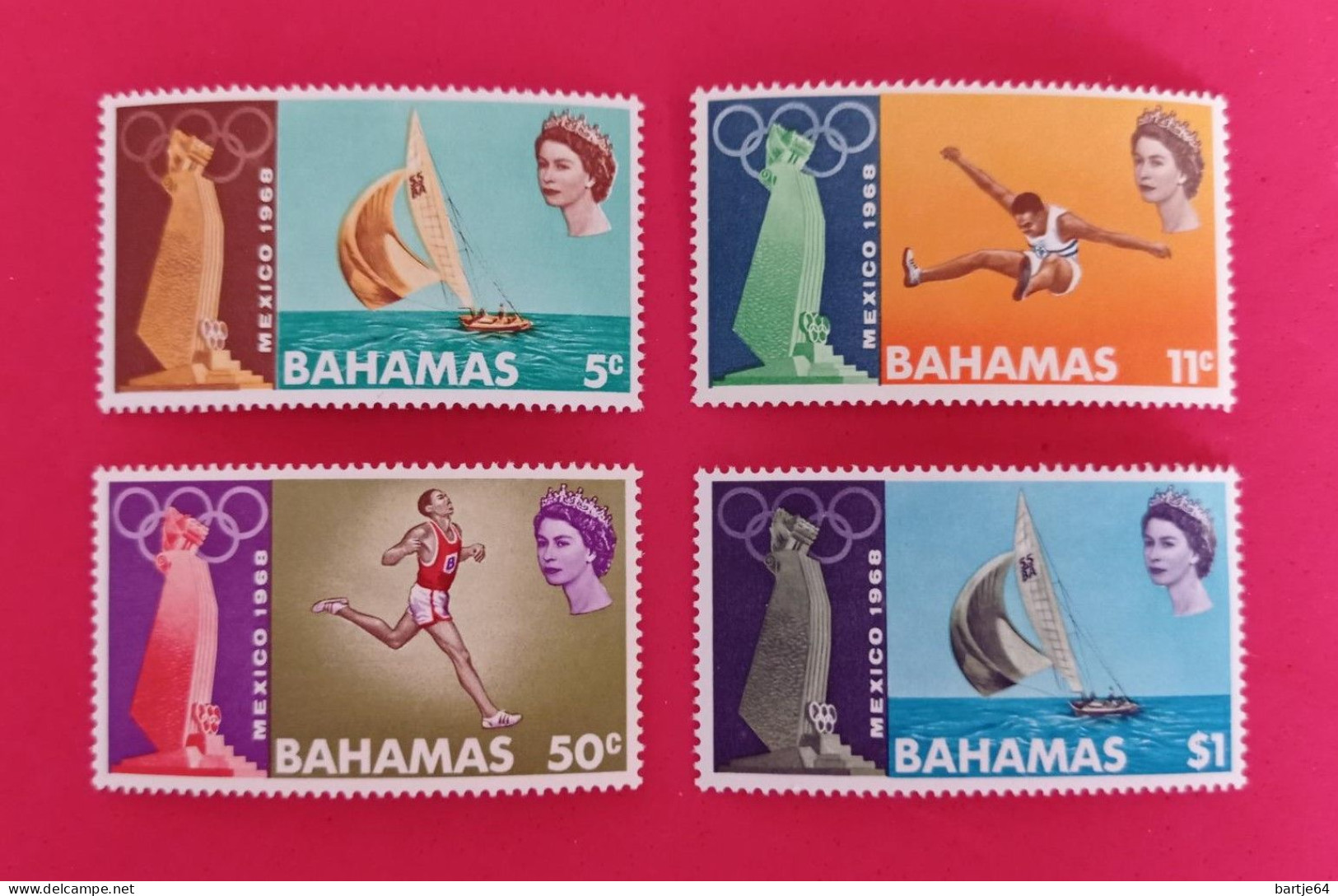 1968 Bahamas - Serie MNH - Verano 1968: México