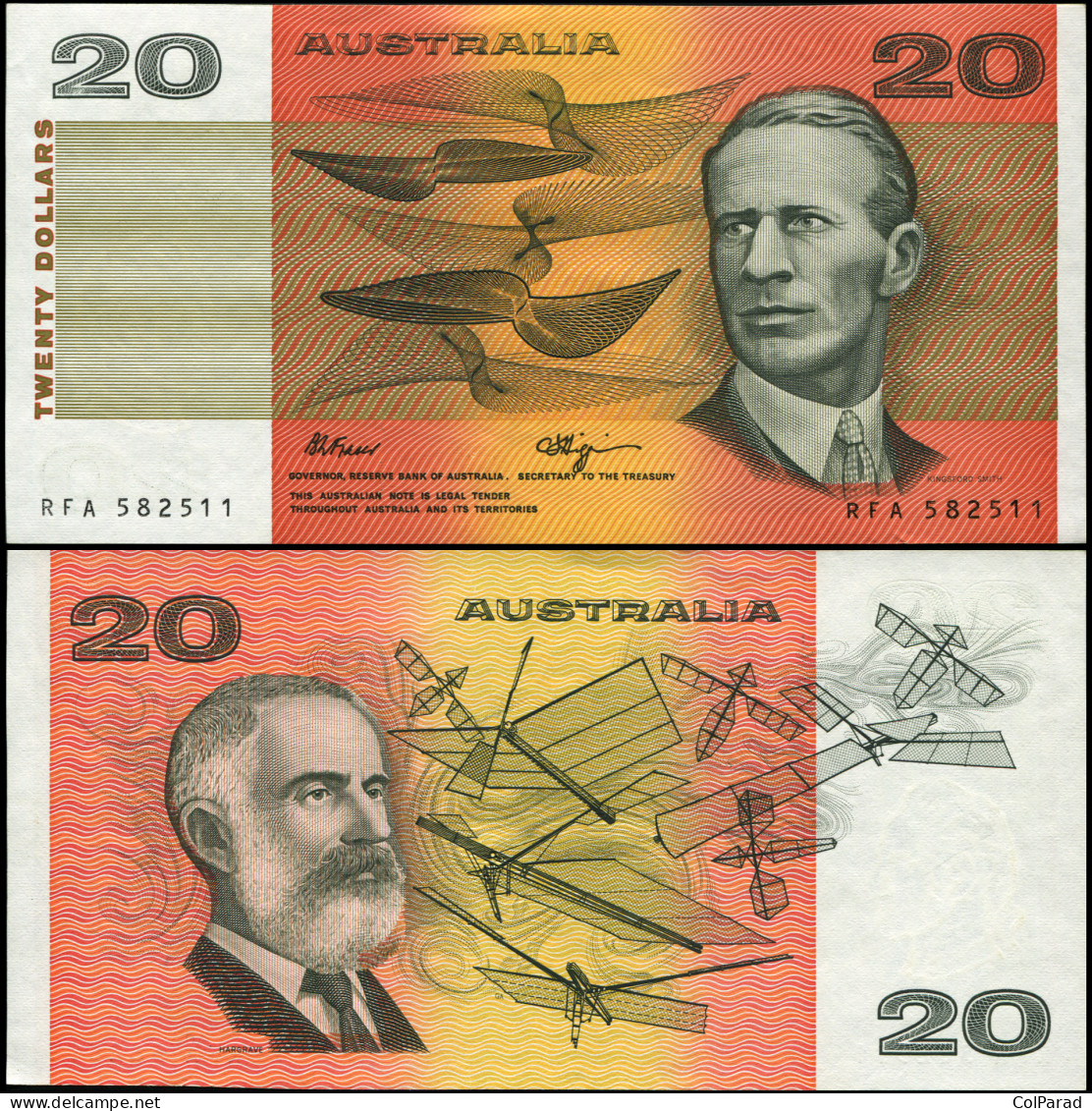 AUSTRALIA 20 DOLLARS - ND (1989) - Paper Unc - P.46i Banknote - 1974-94 Australia Reserve Bank (papier)