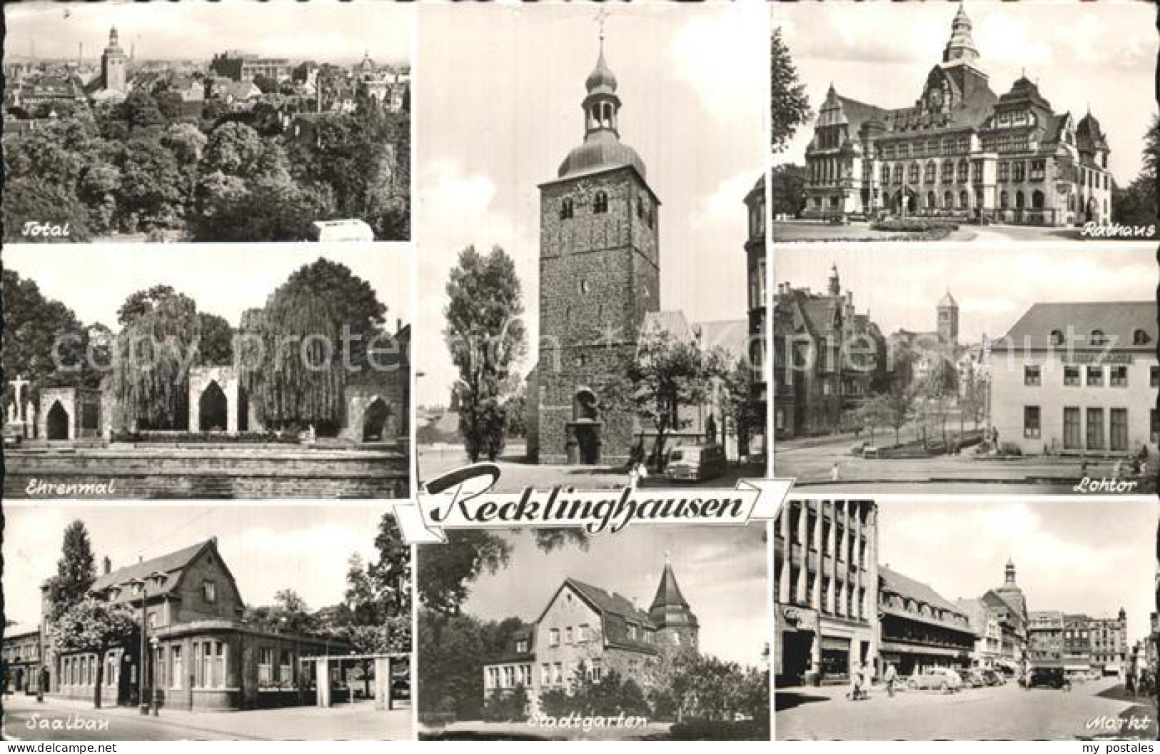 72539570 Recklinghausen Westfalen Lohtor Rathaus Saalbau Ehrenmal  Recklinghause - Recklinghausen