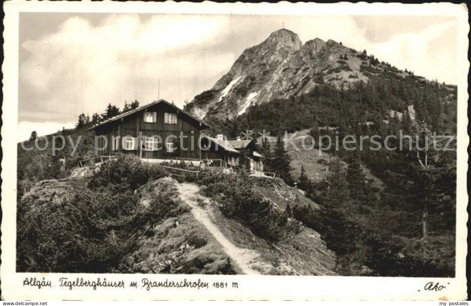 72539528 Pfronten Tegelberghaeuser Mit Branderschrofen Pfronten - Pfronten