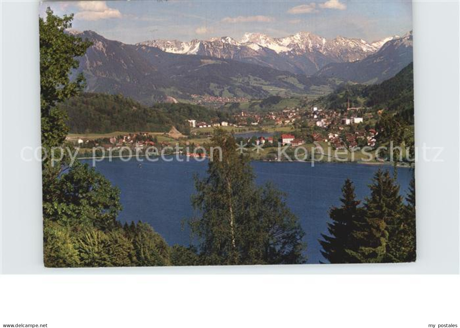 72538578 Immenstadt Allgaeu Panorama Mit Gr Und Kl Alpsee Immenstadt I.Allgaeu - Immenstadt