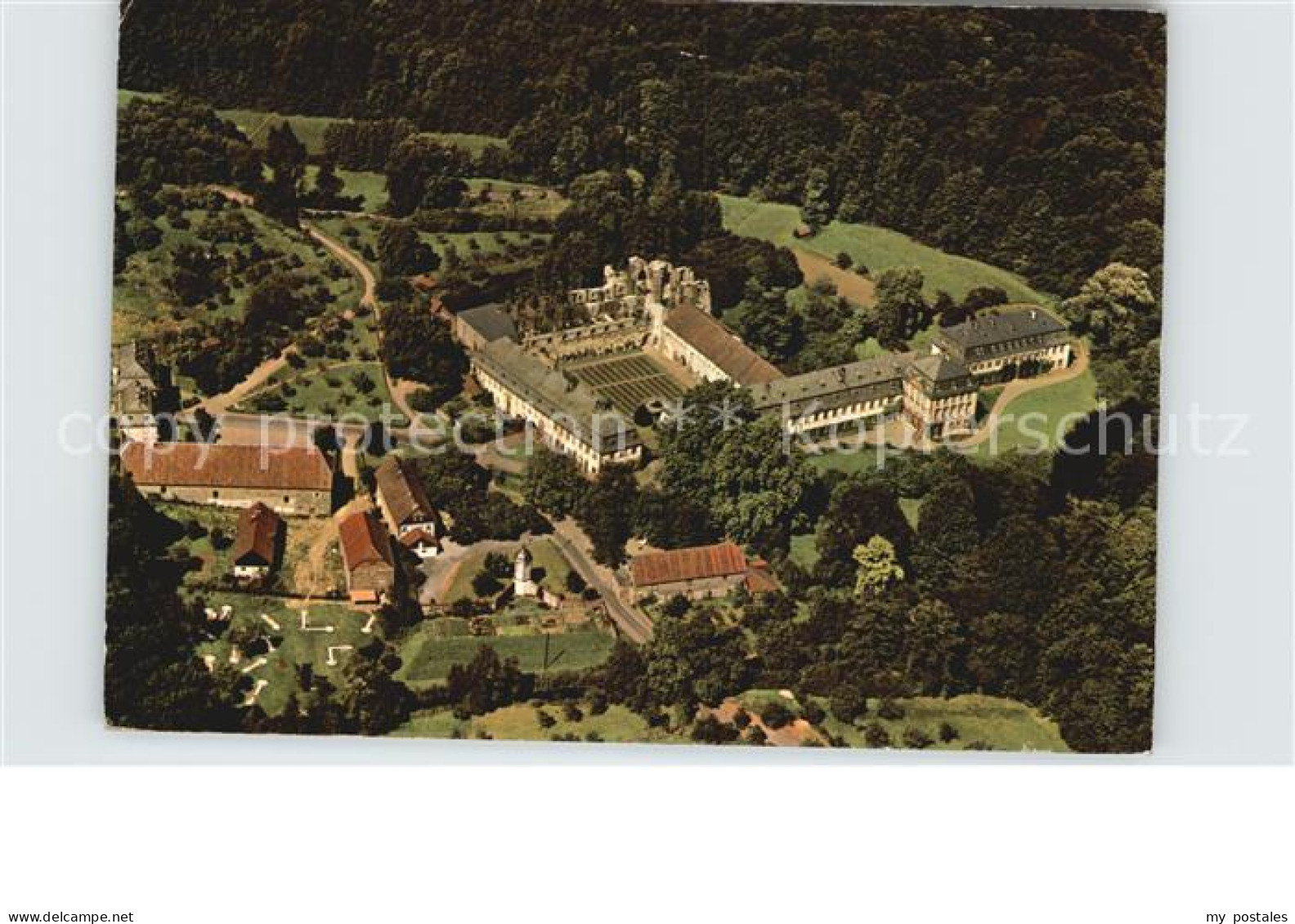 72536570 Arnsburg Hessen Kloster Mit Ruine 13. Jhdt. Fliegeraufnahme Lich - Lich