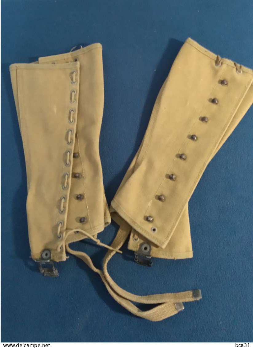 Paire De Leggins US Datée 1942 - Uniformen