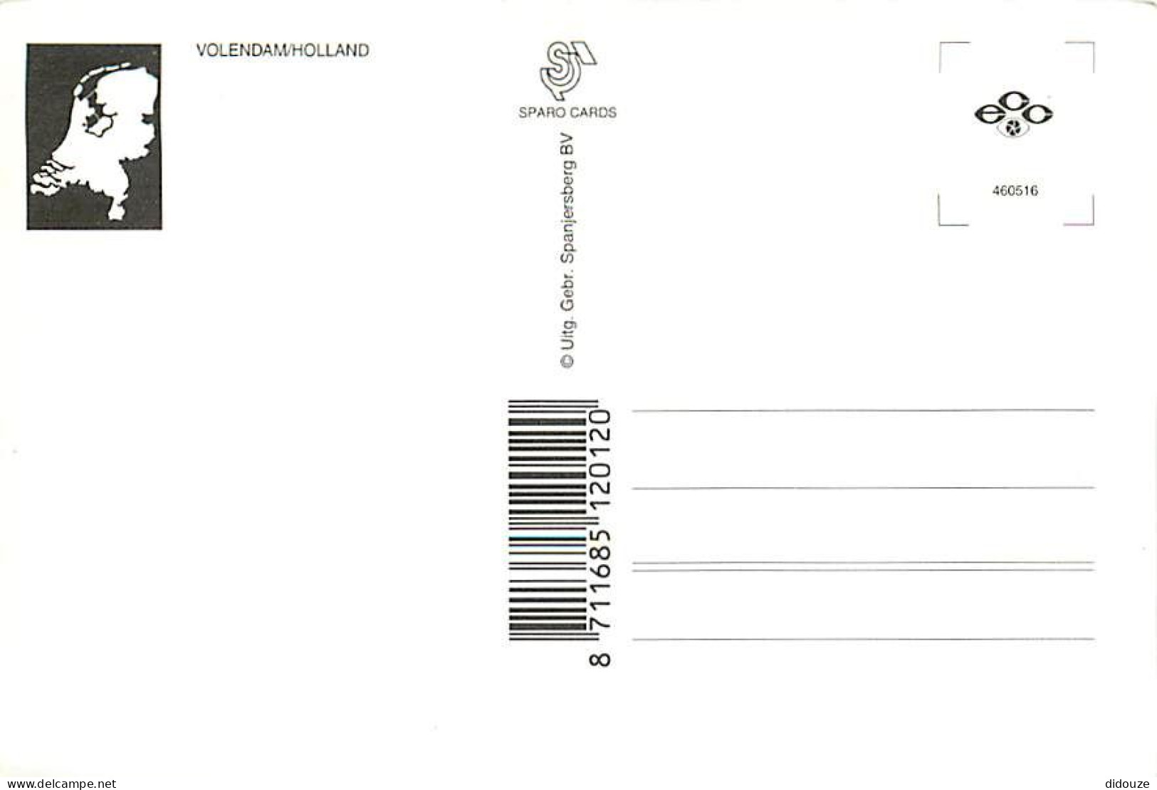 Pays-Bas - Nederland - Volendam - Folklore - Scènes Et Type - CPM - Voir Scans Recto-Verso - Volendam