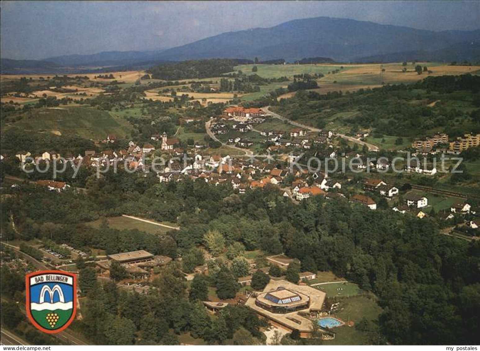 72535895 Bad Bellingen Thermalbad Kurort Schwarzwald Fliegeraufnahme Bad Belling - Bad Bellingen