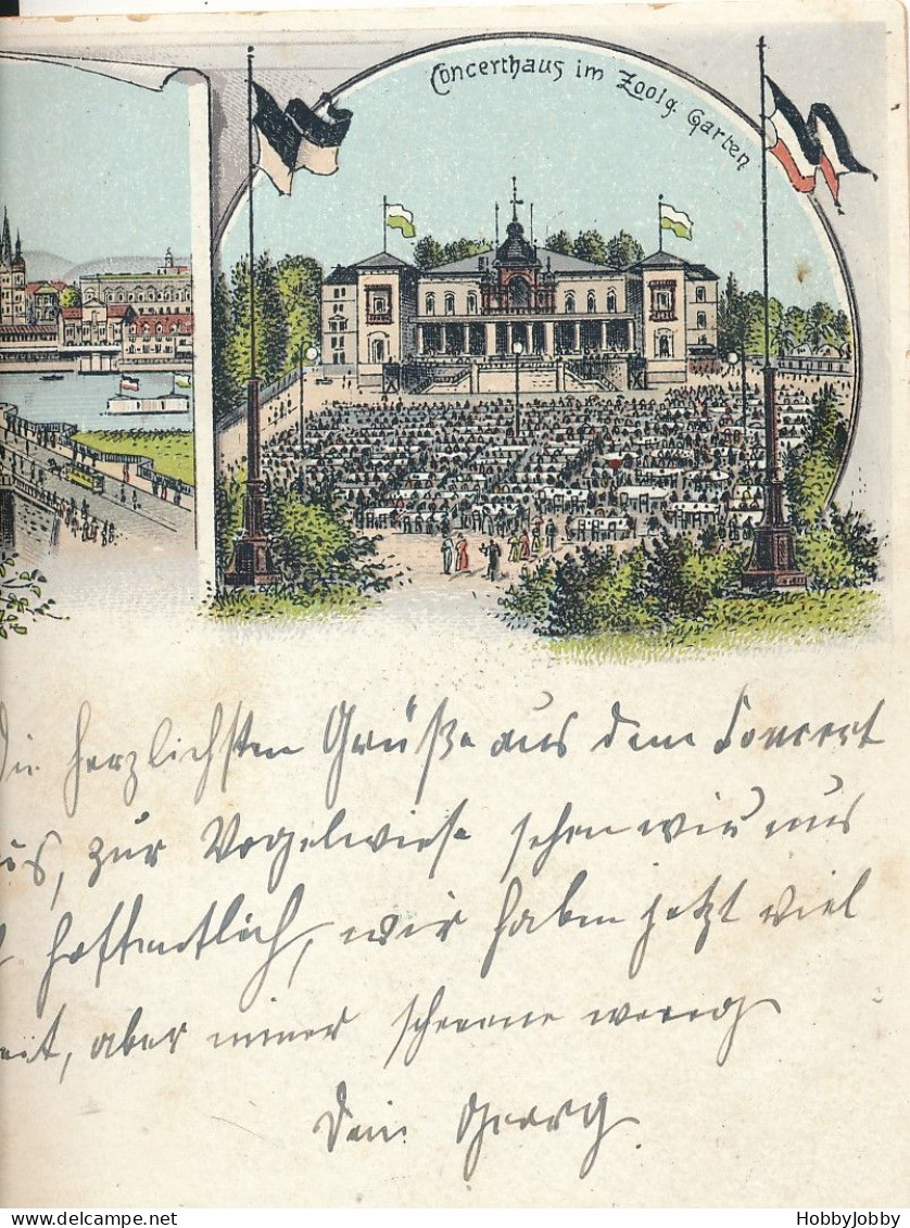 VORLAUFER  1894!!  Gruss Aus Festplatz - VI Deutschen Bundeskegeln Zu DRESDEN V/14-19 Juli 1894 - Bowling