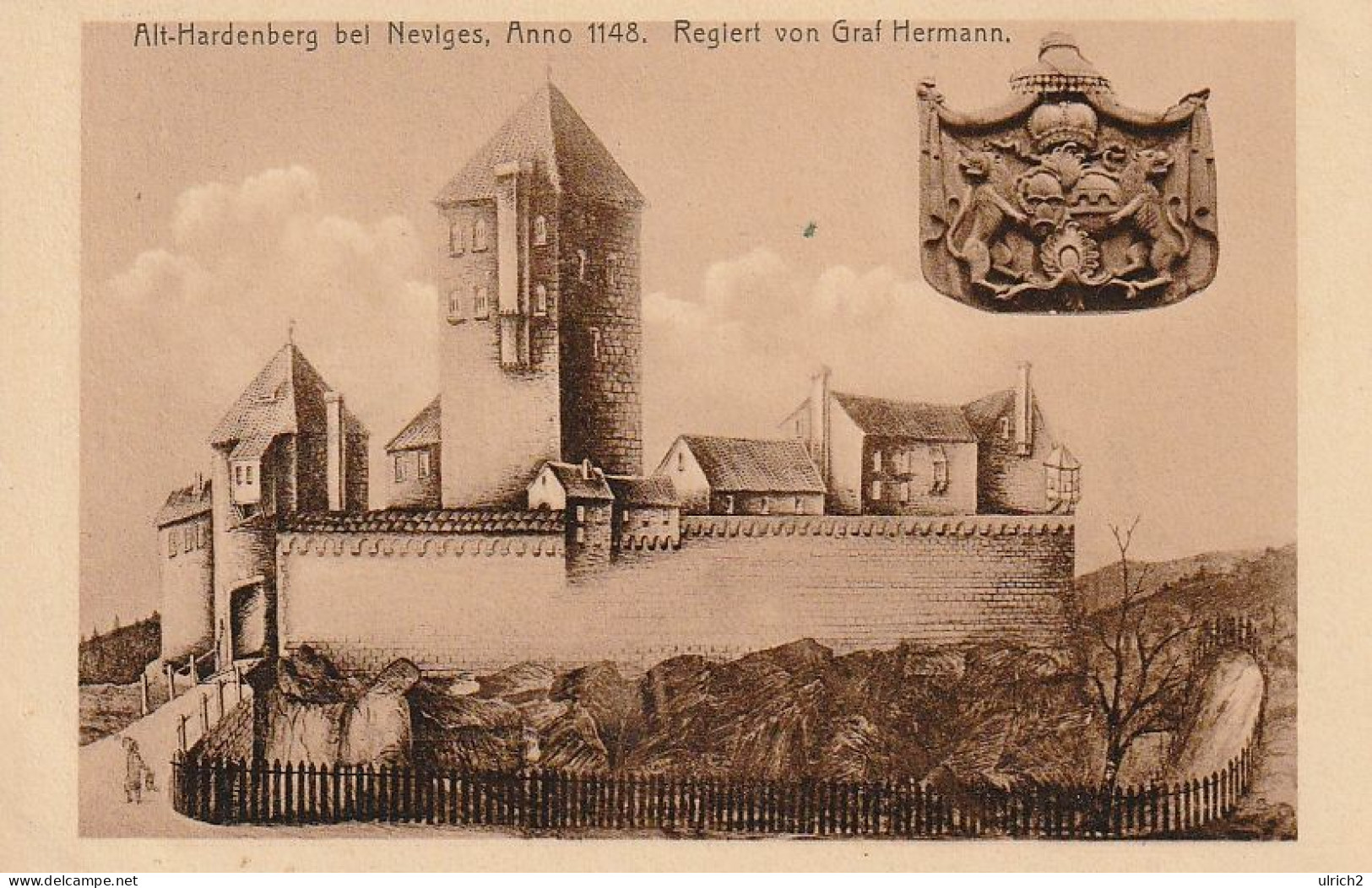 AK Alt-Hardenberg Bei Neviges Anno 1148 - Ca. 1920 (68060) - Velbert