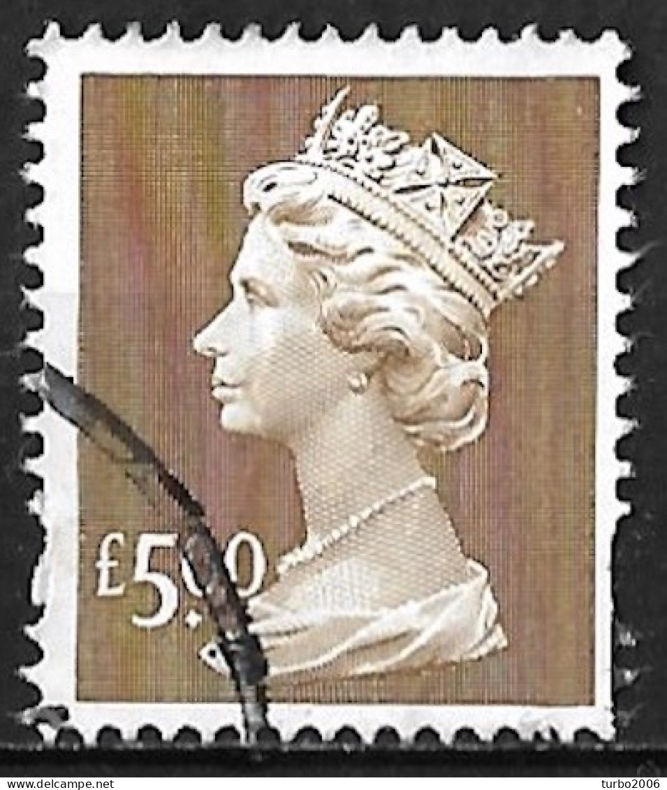 G.B. 1999 Queen Elisabeth II £ 5.00 Brown Engraved Michel 1796 - Used Stamps