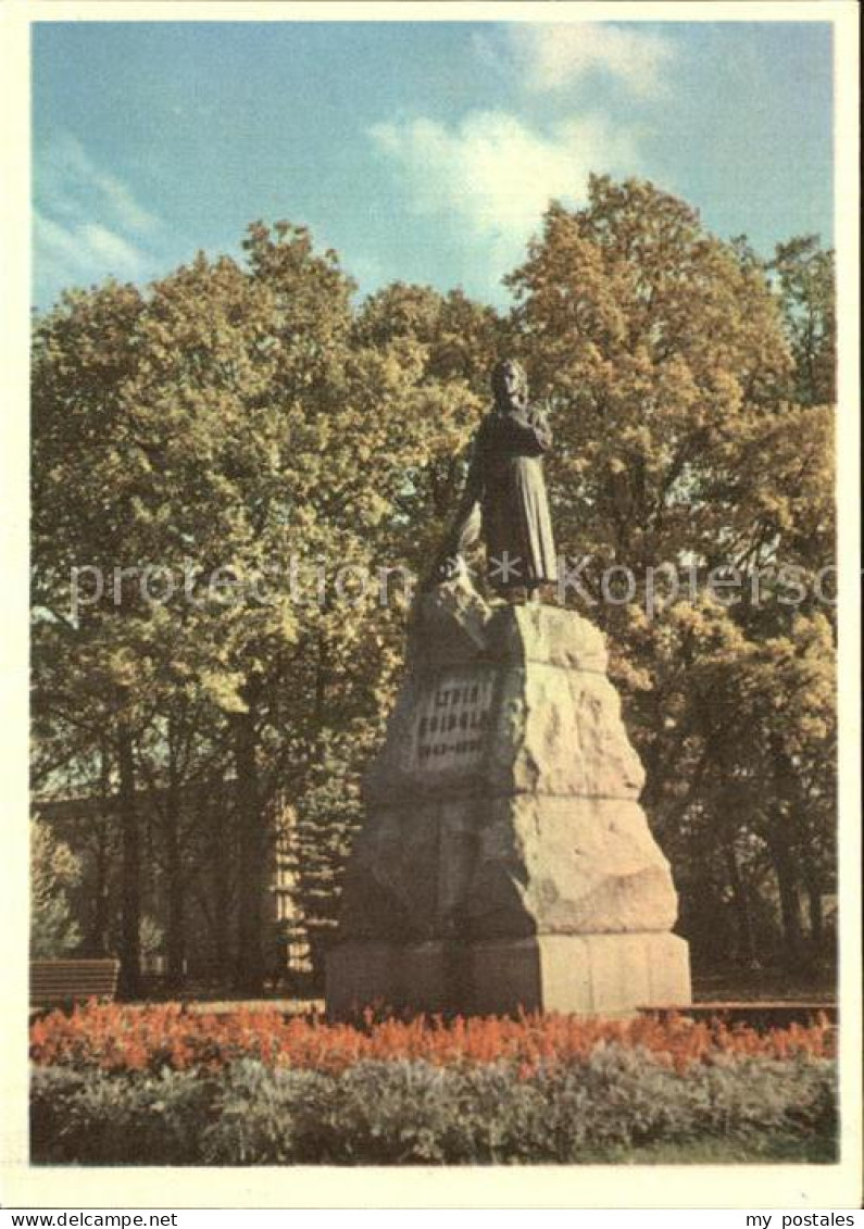 72534930 Parnu Monument To The Poetess Lydia Koidula Parnu - Estonia