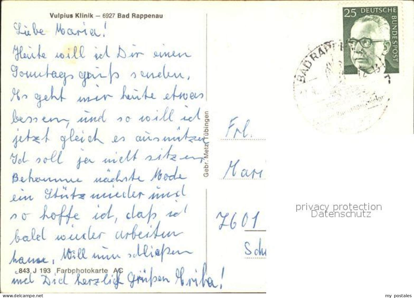 72534198 Bad Rappenau Vulpius Klinik Bad Rappenau - Bad Rappenau