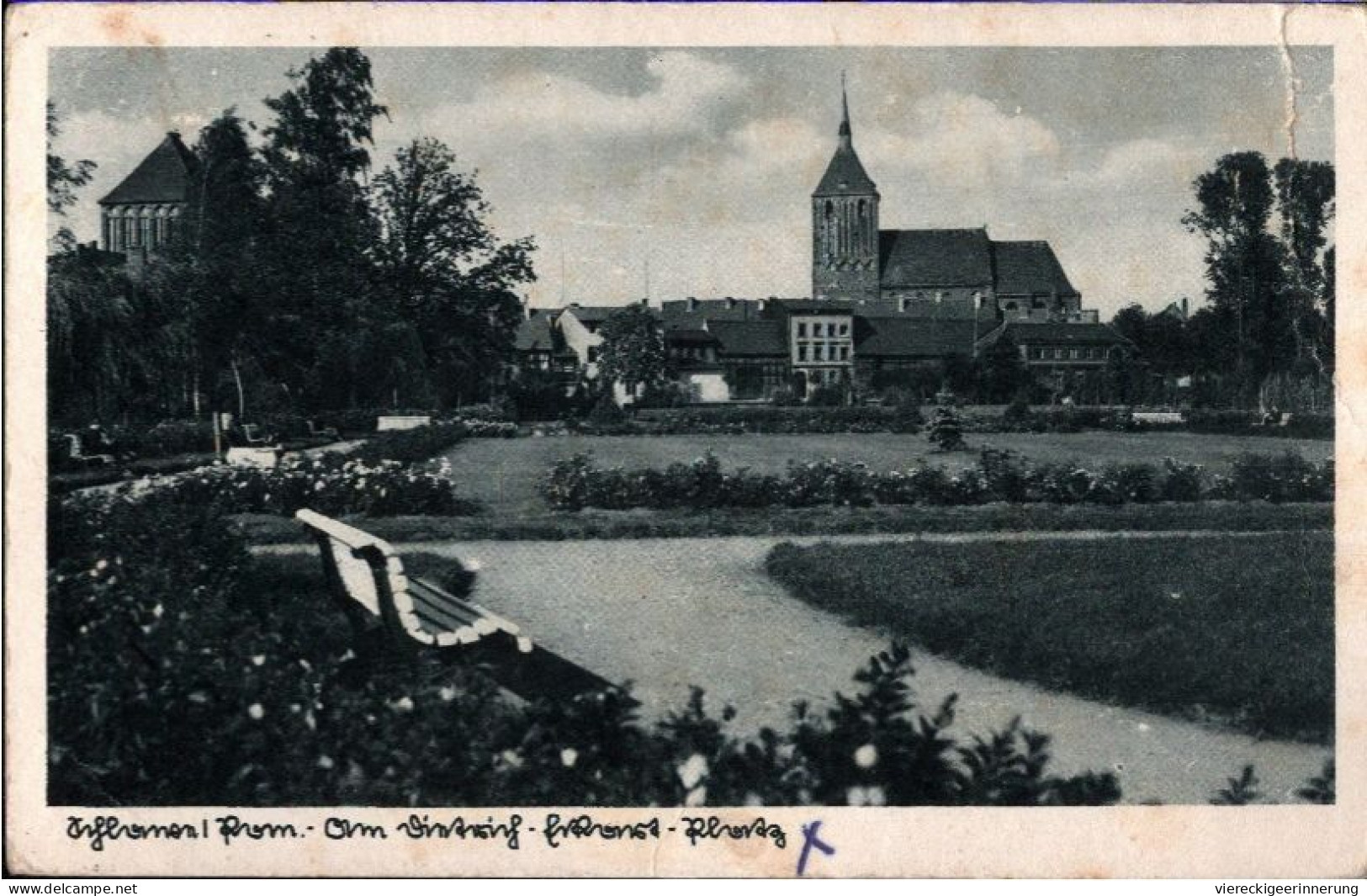 ! Alte Ansichtskarte Aus Schlawe In Pommern, Am Dietrich Eckhardt Platz, 1941 - Pommern