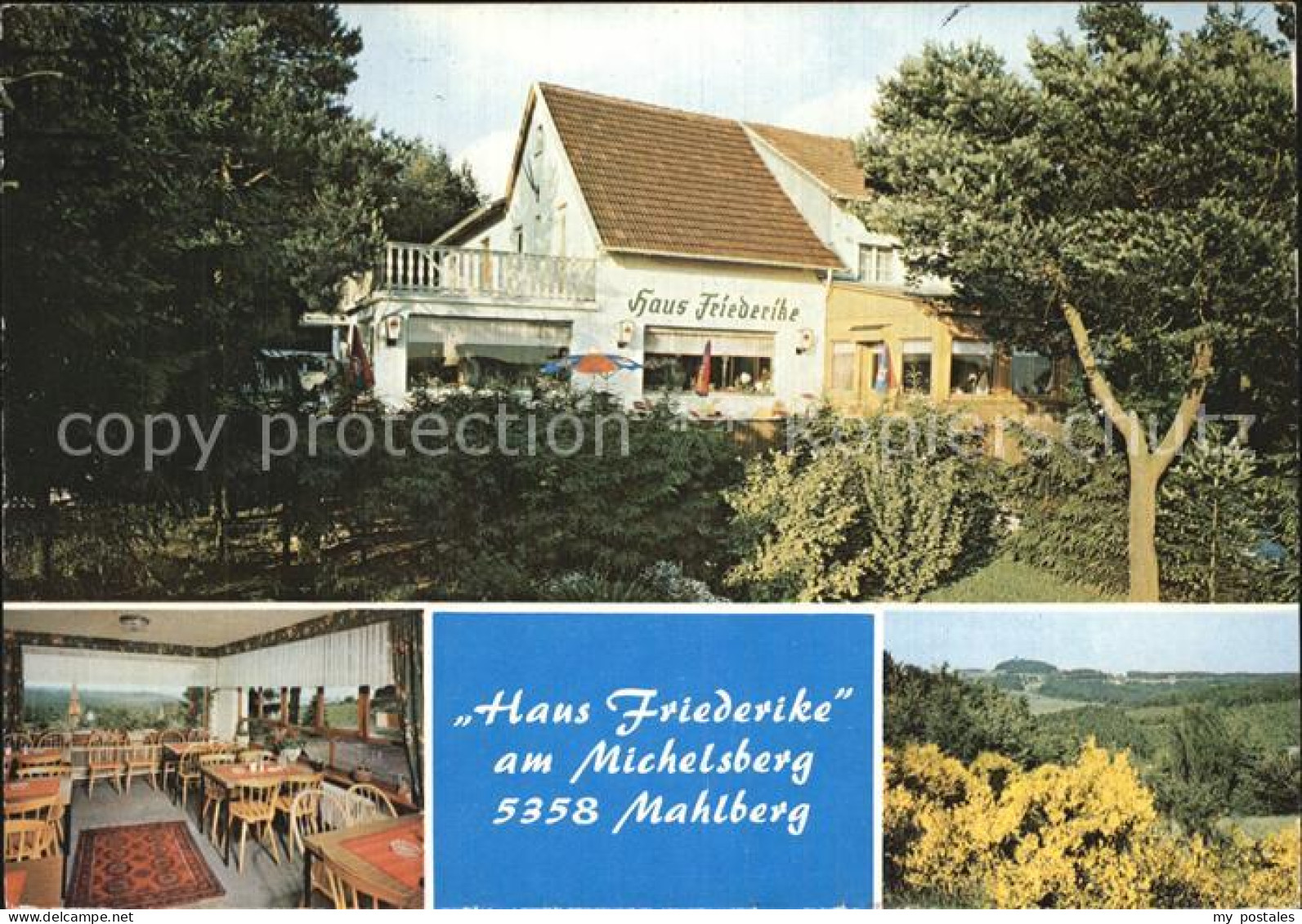 72533946 Mahlberg Bad Muenstereifel Haus Friederike Cafe Restaurant Gaststube Pa - Bad Muenstereifel