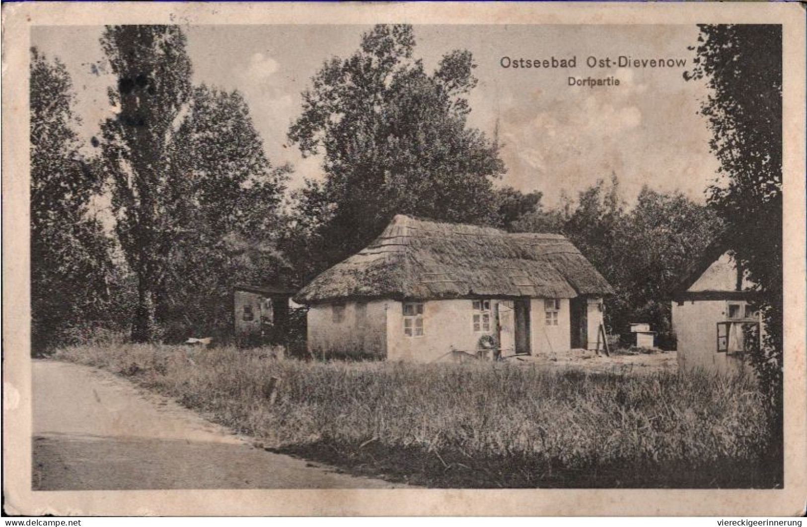 ! Alte Ansichtskarte Aus Ost Dievenow, 1913 - Pommern