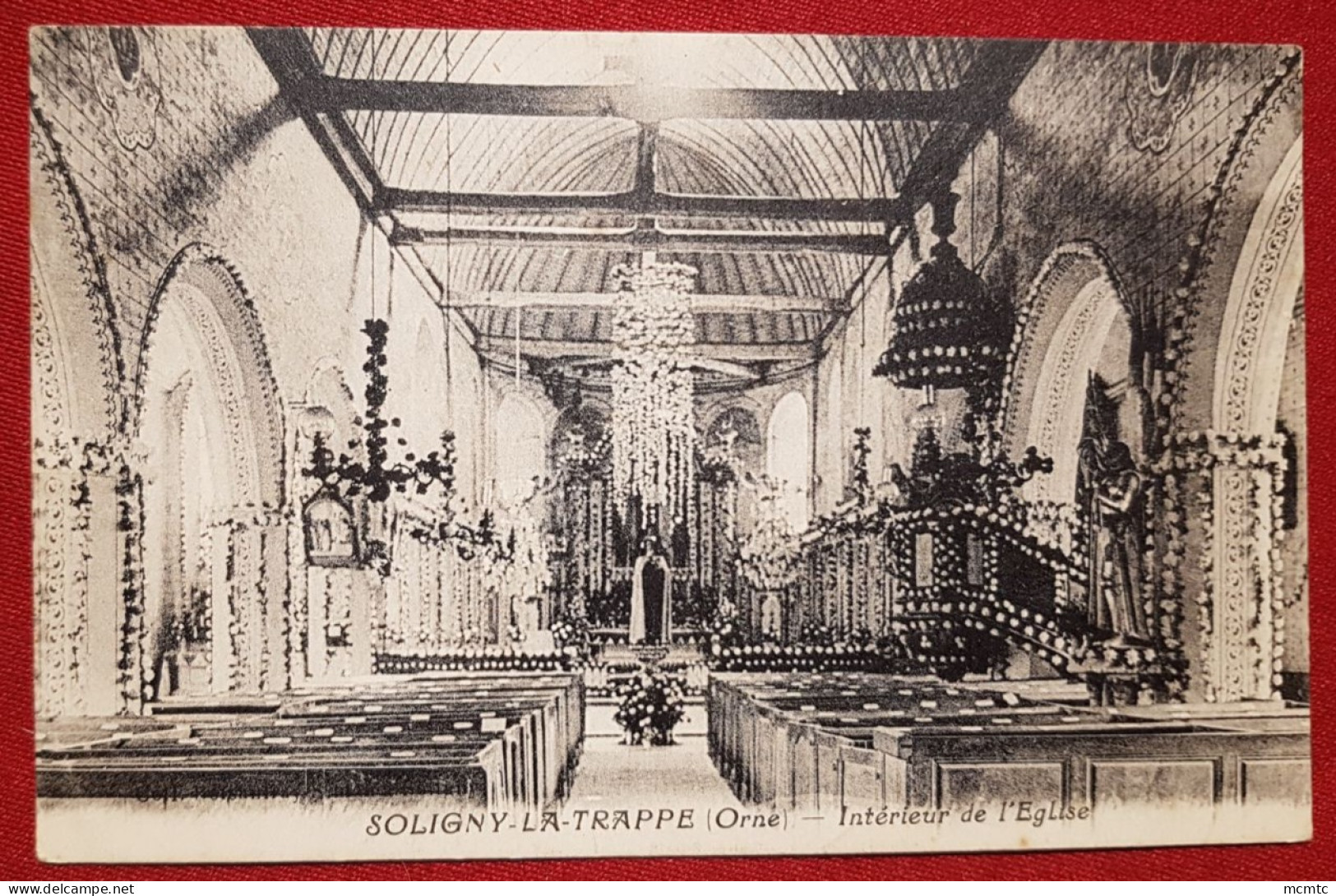 CPA  - Soligny La Trappe -(Orne) - Intérieur De L'église - Ecouche