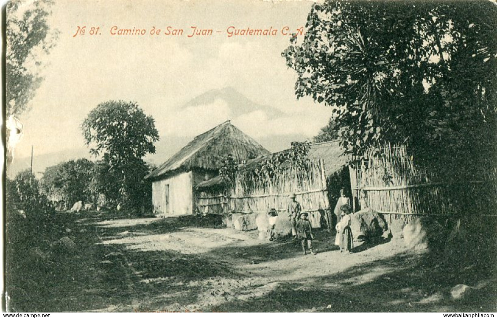 1921 Guatemala Camino San Juan To Austria - Guatemala