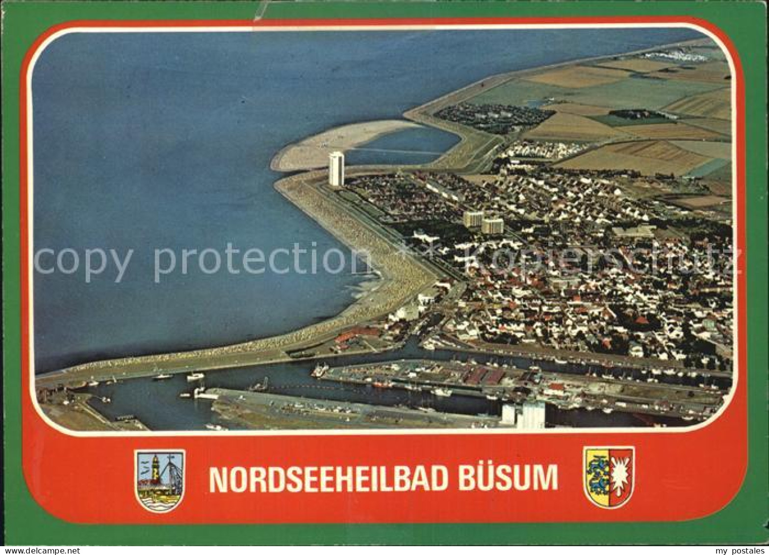 72532918 Buesum Nordseebad Fliegeraufnahme Buesum - Büsum