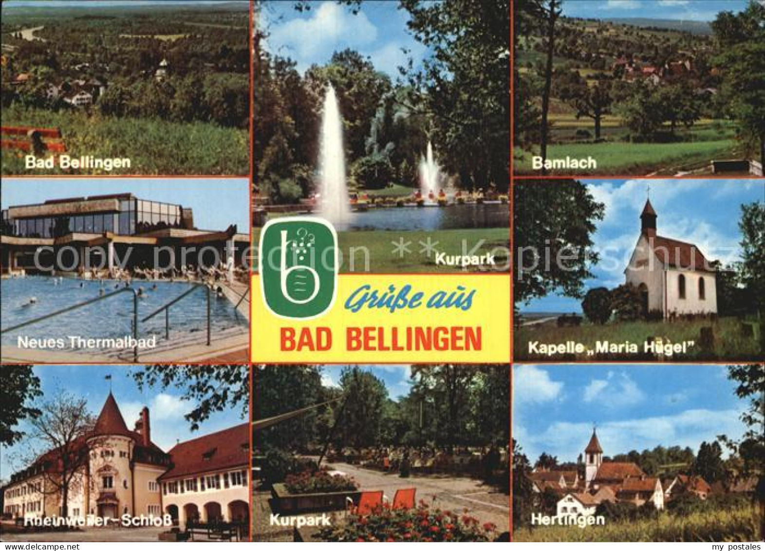 72532707 Bad Bellingen Neues Thermalbad Kurpark Bamlach Kapelle Maria Huegel Rhe - Bad Bellingen