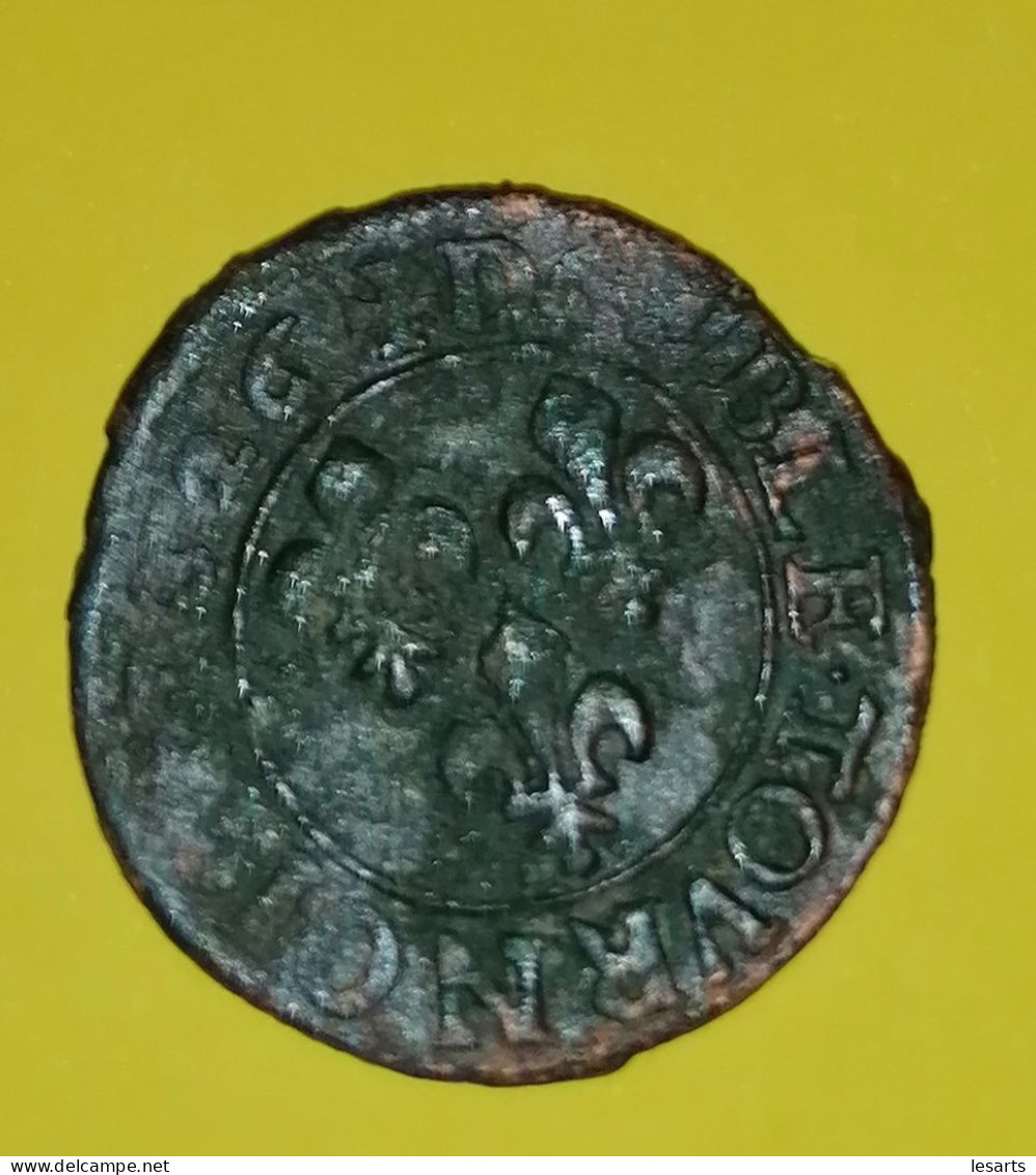 France. Monnaie. Louis XIII. Double Tournoi. 1626.O. R2. - 1610-1643 Luigi XIII Il Giusto