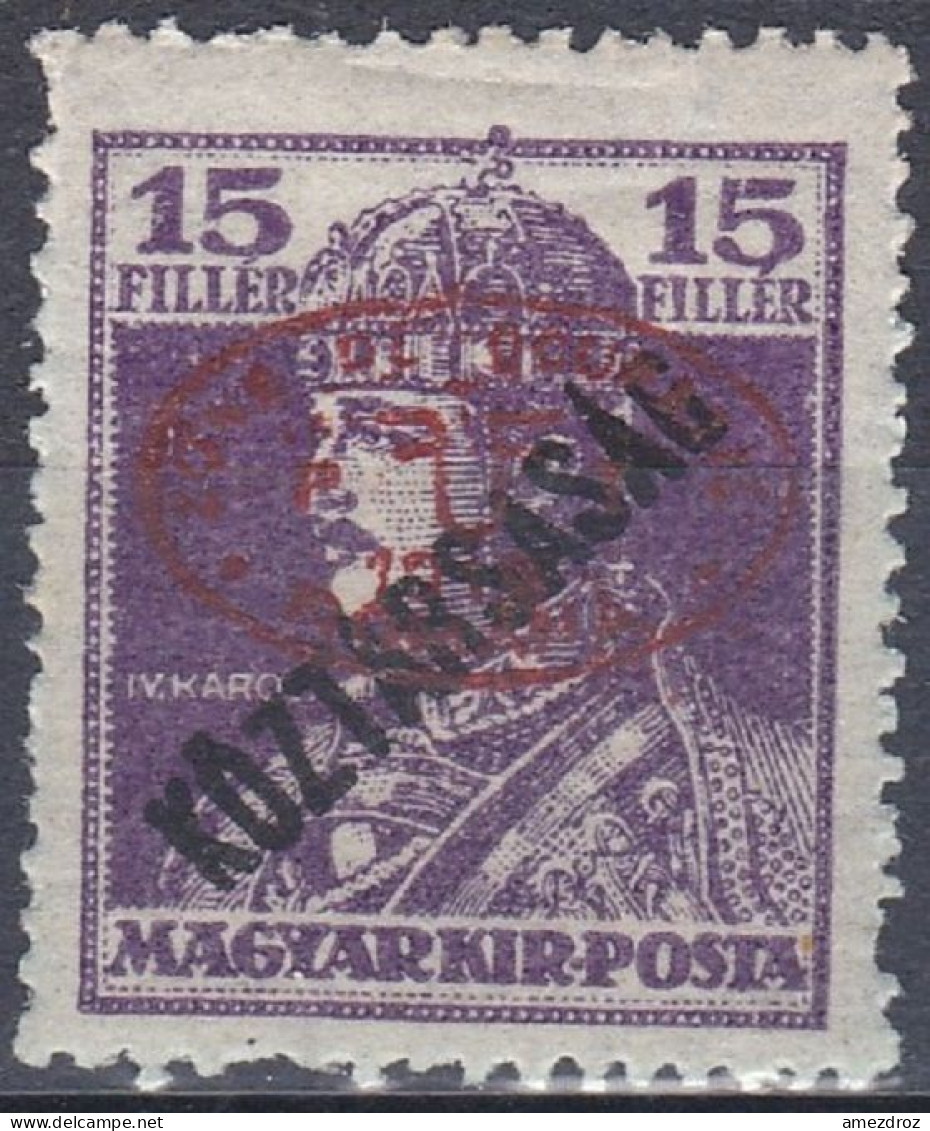 Hongrie Debrecen Mi 57a MH * Roi Charles IV Köztársaság  (K15) - Debreczen