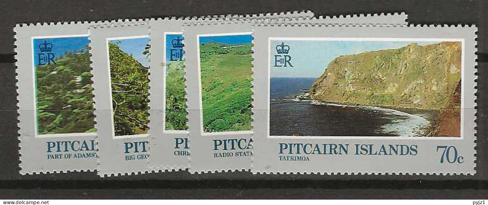 1981 MNH Pitcairn Isands Mi 201-05 Postfris** - Pitcairn Islands