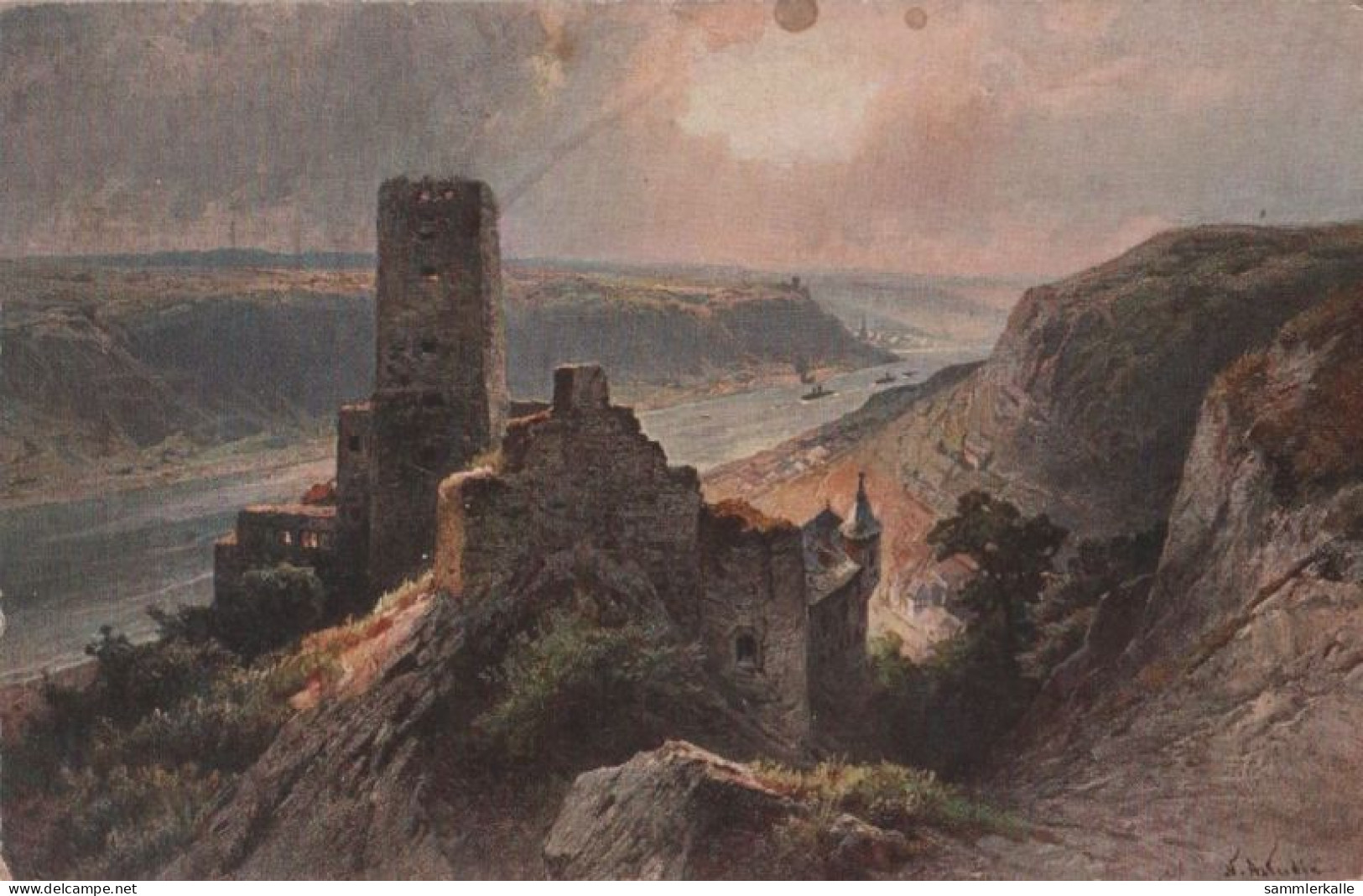 93158 - Kaub, Burg Gutenfels - 1932 - Kaub