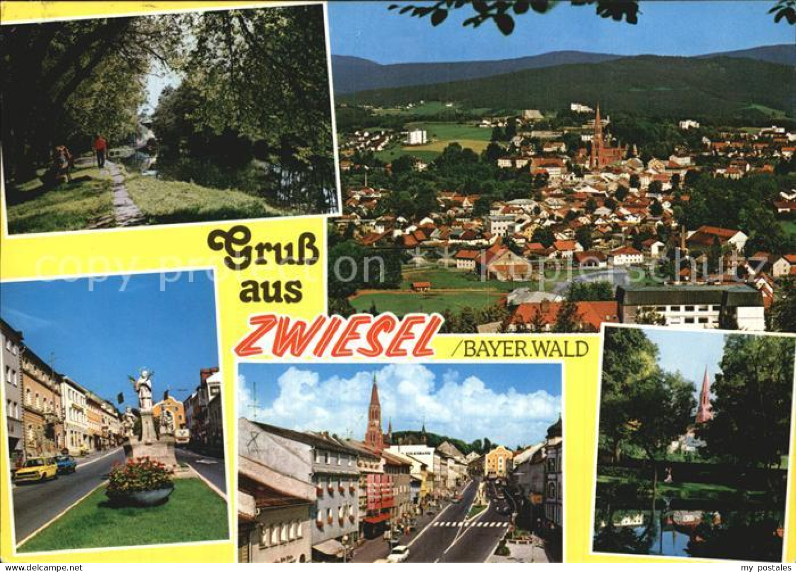 72530664 Zwiesel Niederbayern Gesamtansicht Denkmal Kirche Baernzell - Zwiesel