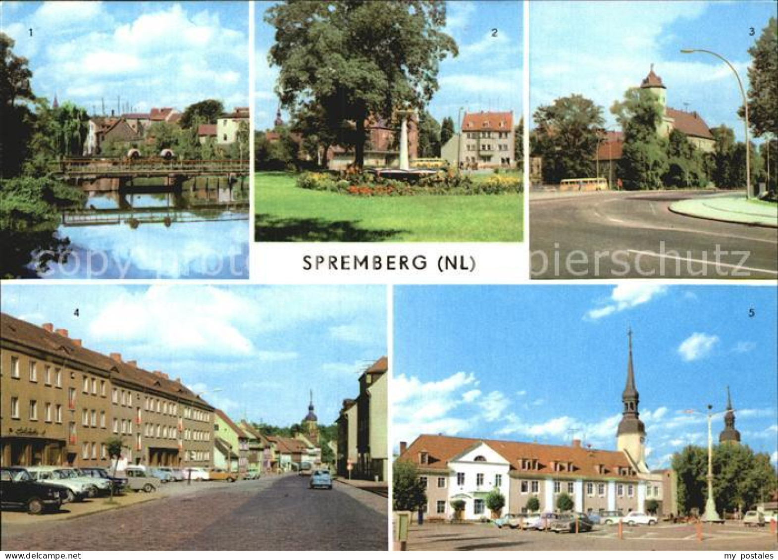 72530644 Spremberg Niederlausitz An Der Spree Busbahnhof Schloss Rathaus Sprembe - Spremberg