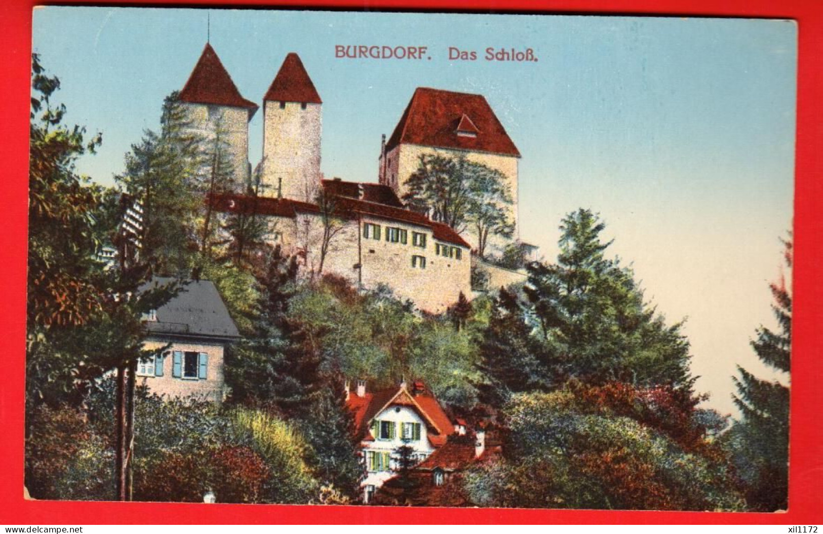 ZXR-08  Berthoud Burgdorf  Das Schloss. Ideal 6525  NC - Berthoud